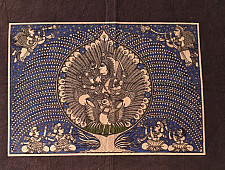 Mata ni Pachedi Painting - Goddess Saraswati