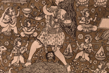 Matani Pachedi Painting - Goddess Chinnamasta