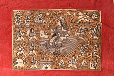 Matani Pachedi Painting - Bahuchar Maa