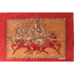 Matani Pachedi Painting - Mahishasura Mardini