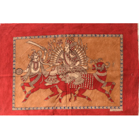 Buy Matani Pachedi Painting - Mahishasura Mardini