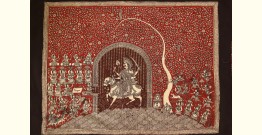 Sacred cloth of the Goddess - Meldi Maa ( 28" X 21" )