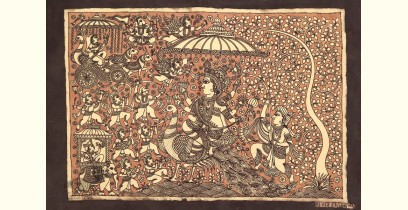 Sacred cloth of the Goddess - Saraswati ( 15" X 18" )