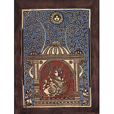 Sacred cloth of the Goddess - Bhrahmani Maa ( 15" X 18" )