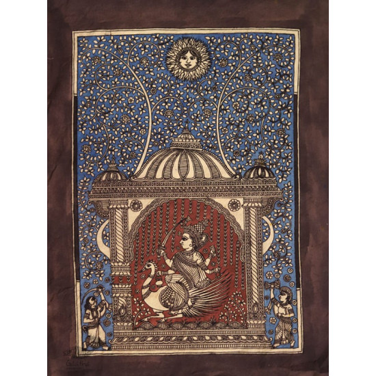 Sacred cloth of the Goddess - Bhrahmani Maa ( 15 X 18 )