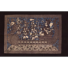 Sacred cloth of the Goddess - Vaahanvati Maa ( 15" X 18" )