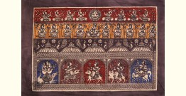 Sacred cloth of the Goddess - Panch Devi ( 15" X 18" )