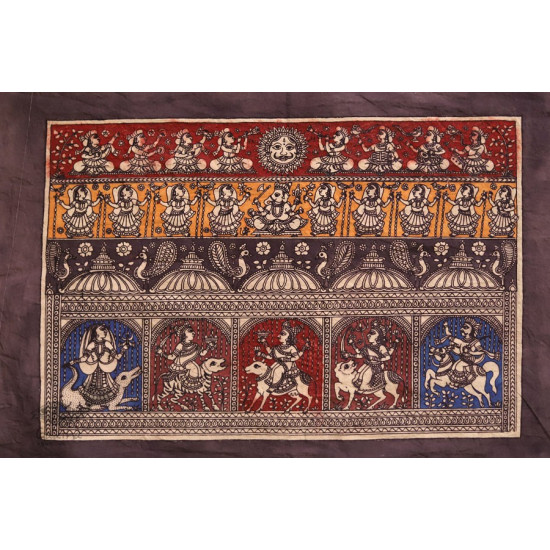 Sacred cloth of the Goddess - Panch Devi ( 15 X 18 )