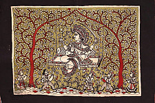 Sacred cloth of the Goddess - Hadaksha Maa ( 15" X 18" )