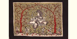 Sacred cloth of the Goddess - Hadaksha Maa ( 15" X 18" )