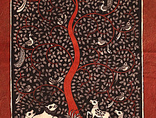 Sacred cloth of the Goddess - Tree of Life ( 15" X 18" )