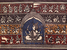 Sacred cloth of the Goddess - Jogni Maa -A ( 15" X 18" )