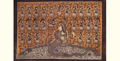 Sacred cloth of the Goddess - Nageshvari Maa ( 15" X 18" )