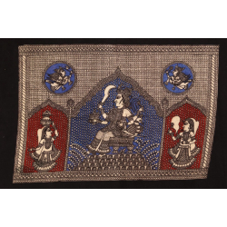 Sacred cloth of the Goddess - Kaal Ratri ( 15" X 18" )