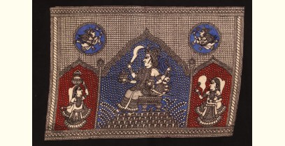 Sacred cloth of the Goddess - Kaal Ratri ( 15" X 18" )