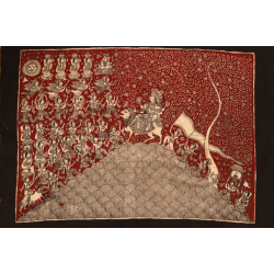 Sacred cloth of the Goddess - Durga Maa ( 25" X 21" )