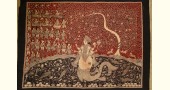 Sacred cloth of the Goddess - Matsya Avtar ( 38 X 29 )