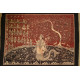 Sacred cloth of the Goddess - Matsya Avtar ( 38 X 29 )