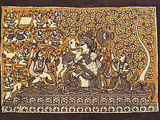 Sacred cloth of the Goddess - Durga Maa ( 15" X 18" )