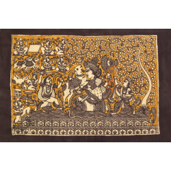 Sacred cloth of the Goddess - Durga Maa ( 15" X 18" )