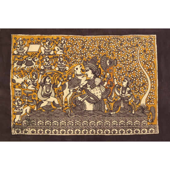 Sacred cloth of the Goddess - Durga Maa ( 15 X 18 )