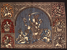 Sacred cloth of the Goddess - Aadhya Shakti Maa ( 15" X 18" )