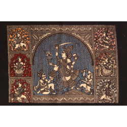 Sacred cloth of the Goddess - Aadhya Shakti Maa ( 15" X 18" )