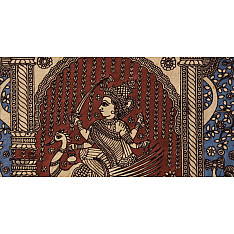 Sacred cloth of the Goddess - Bhrahmani Maa ( 15" X 18" )