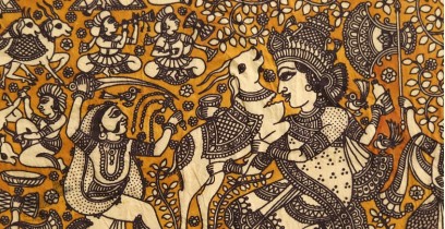 Sacred cloth of the Goddess - Durga Maa ( 15" X 18" )