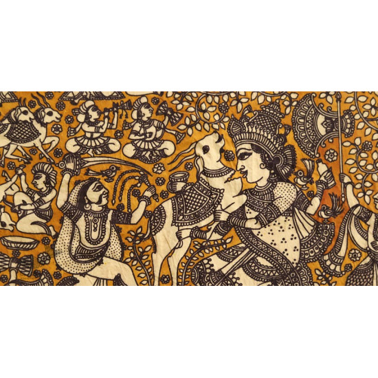 Sacred cloth of the Goddess - Durga Maa ( 15 X 18 )