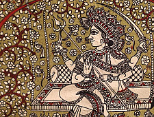 Sacred cloth of the Goddess - Hadaksha Maa ( 15" X 18" )