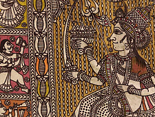 Sacred cloth of the Goddess - Jogni Maa ( 15" X 18" )