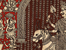 Sacred cloth of the Goddess - Meldi Maa ( 28" X 21" )