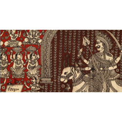 Sacred cloth of the Goddess - Meldi Maa ( 28" X 21" )