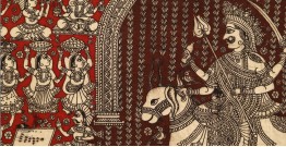 Sacred cloth of the Goddess - Meldi Maa ( 28" X 21" )