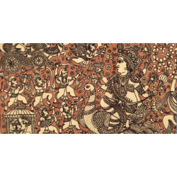 Sacred cloth of the Goddess - Saraswati ( 15" X 18" )