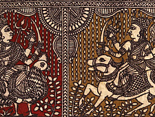 Sacred cloth of the Goddess - Six Devi ( 15" X 18" )