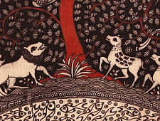 Sacred cloth of the Goddess - Tree of Life ( 15" X 18" )