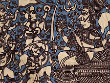 Sacred cloth of the Goddess - Vaahanvati Maa ( 15" X 18" )