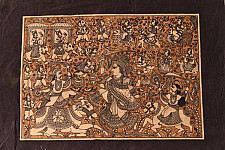 Mata ni Pachedi Painting - Maa Durga