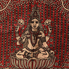 Mata ni Pachedi Painting - Goddess Laxmi