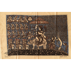 Sacred Cloth Of The Goddess ~ Matani Pachedi Painting - Dhaawni Maata