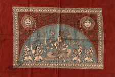 Sacred Cloth Of The Goddess ~ Matani Pachedi Painting - Jogani Maata