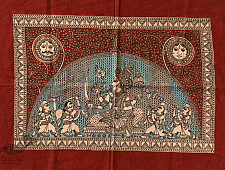 Sacred Cloth Of The Goddess ~ Mata ni Pachedi Painting - Jogani Maata