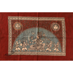 Sacred Cloth Of The Goddess ~ Matani Pachedi Painting - Jogani Maata