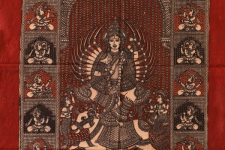 Sacred Cloth Of The Goddess ~ Matani Pachedi Painting - Vishat Maa