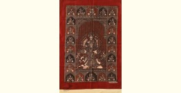 Sacred Cloth Of The Goddess ~ Matani Pachedi Painting - Vishat Maa