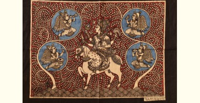 Sacred Cloth Of The Goddess ~ Matani Pachedi Painting - Meldi Maa