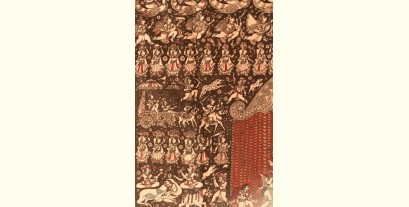 Sacred Cloth Of The Goddess ~ Matani Pachedi - Mahisasur Mardini