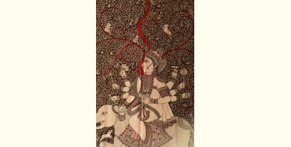 Sacred Cloth Of The Goddess ~ Matani Pachedi Painting - Ambika